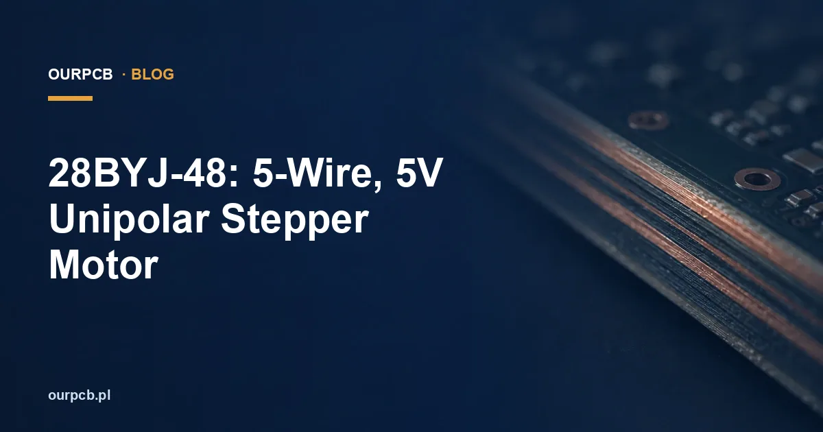 28BYJ-48: 5-Wire, 5V Unipolar Stepper Motor