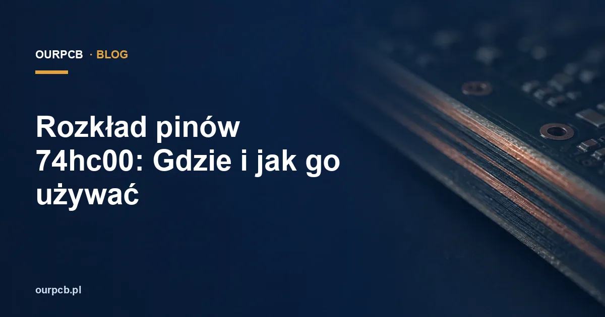 Rozkład pinów 74hc00: Gdzie i jak go używać
