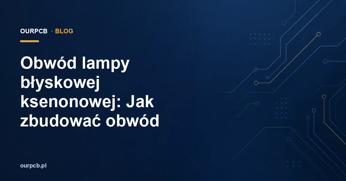 Obwód lampy błyskowej ksenonowej: działanie i obliczenia
