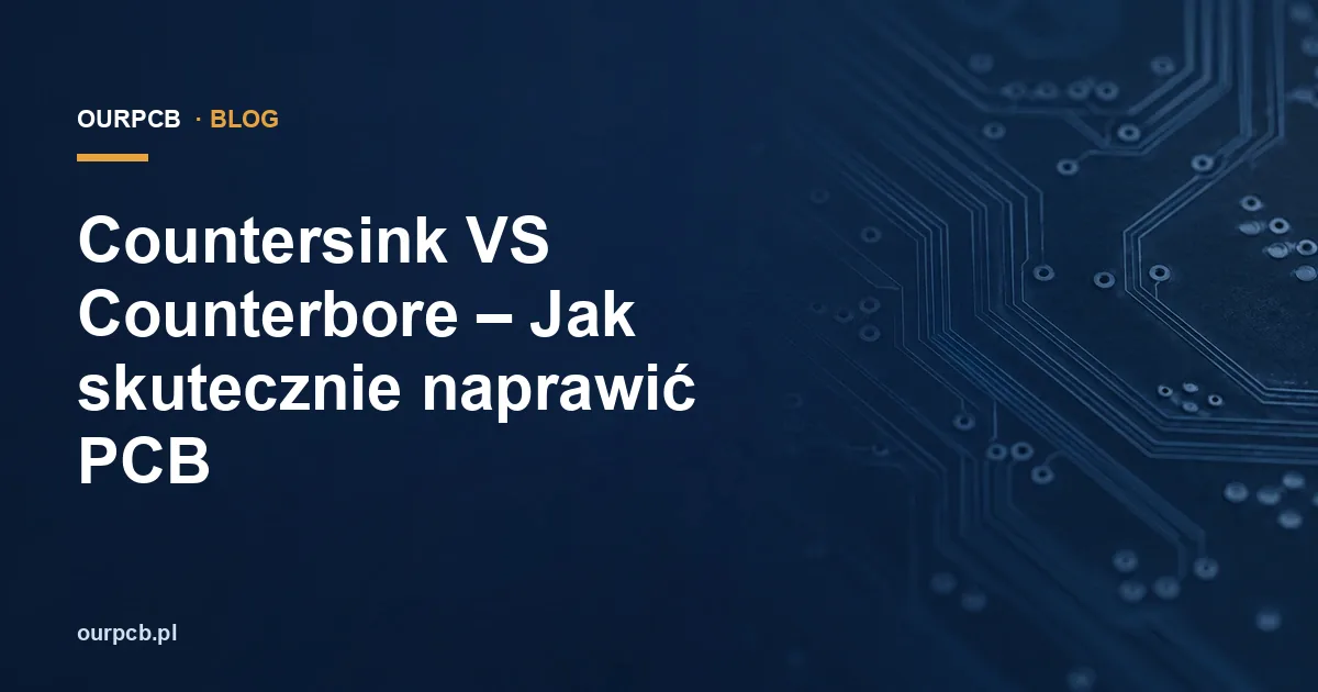 Pogłębienie stożkowe czy walcowe w PCB? Różnice i dobór
