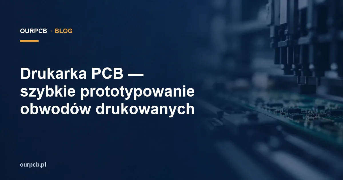 Drukarka PCB — szybkie prototypowanie obwodów drukowanych