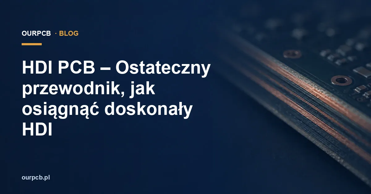 HDI PCB – czym są i jak projektować płytki z mikroprzelotkami?
