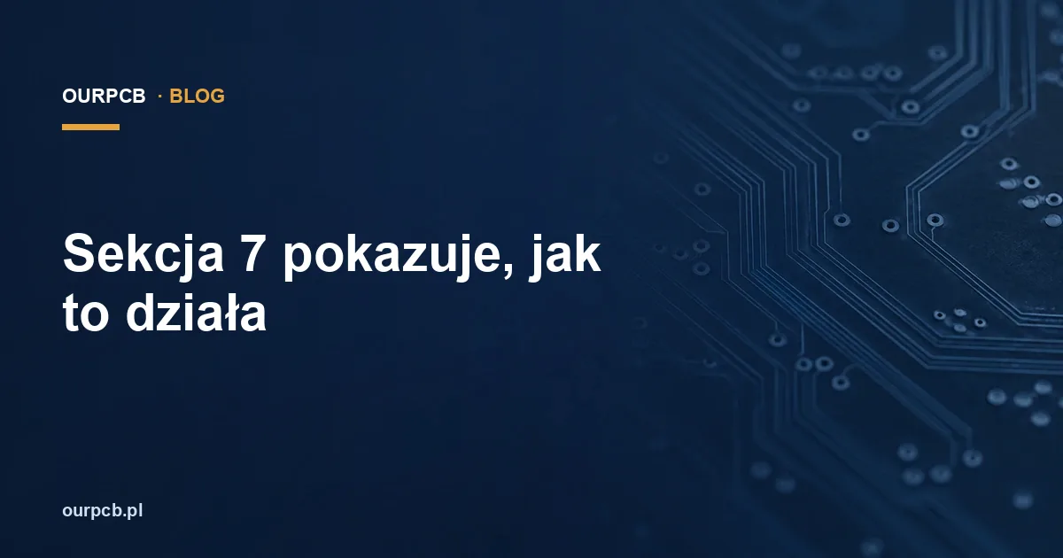 Sekcja 7 pokazuje, jak to działa