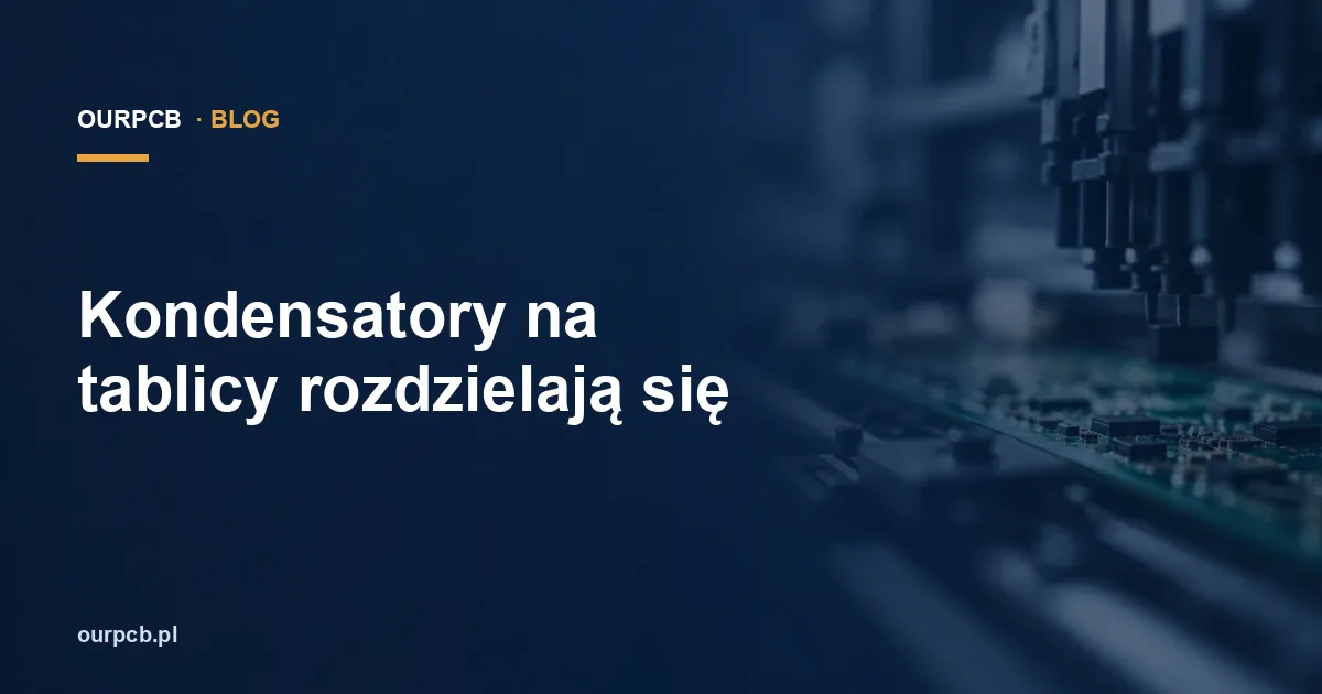 Kondensatory na tablicy rozdzielają się