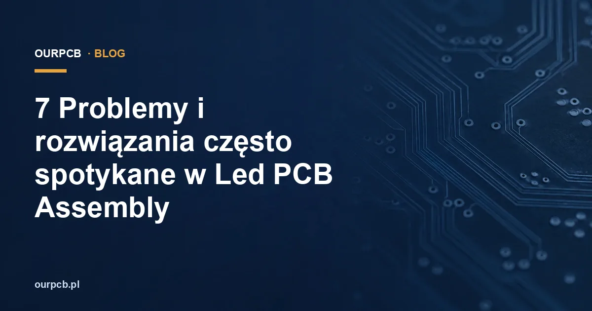 7 Problemy i rozwiązania często spotykane w Led PCB Assembly
