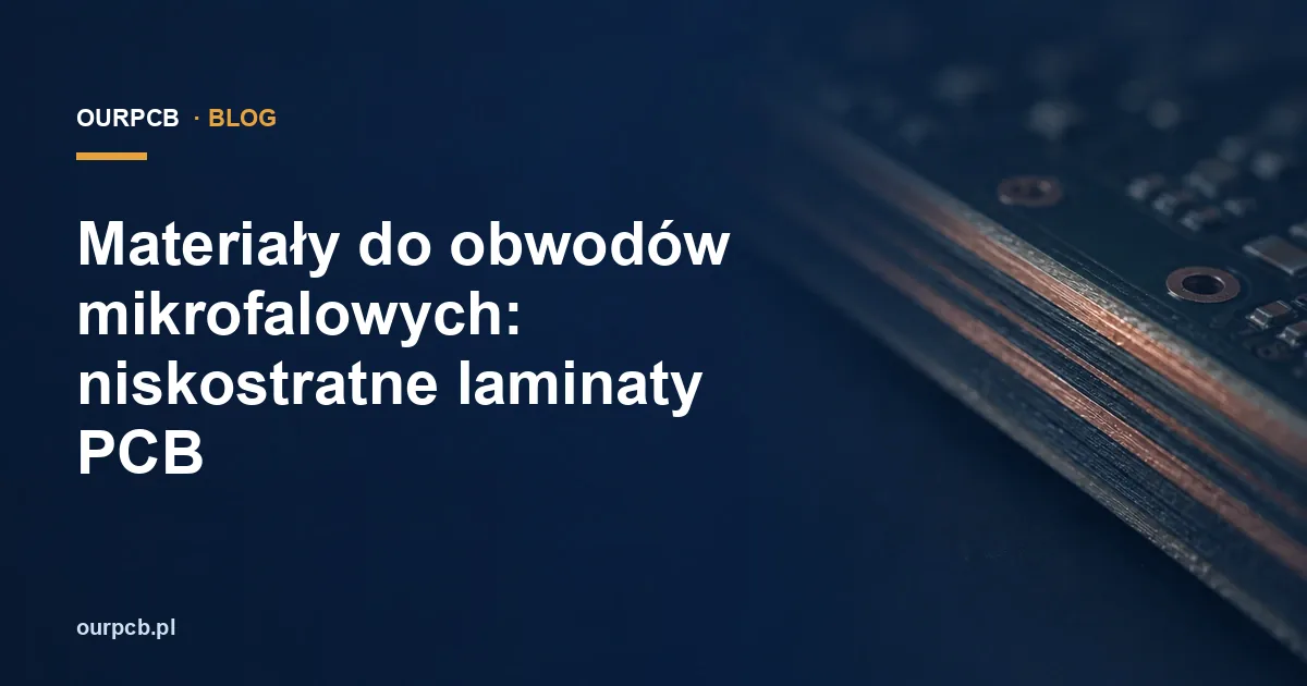 Materiały do obwodów mikrofalowych: niskostratne laminaty PCB