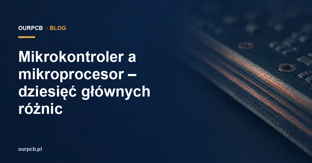 Mikrokontroler a mikroprocesor – dziesięć głównych różnic