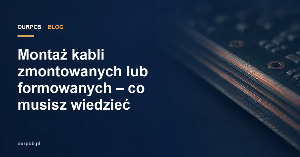 Montaż kabli zmontowanych lub formowanych – co musisz wiedzieć