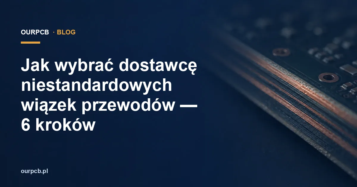 Jak wybrać dostawcę niestandardowych wiązek przewodów — 6 kroków