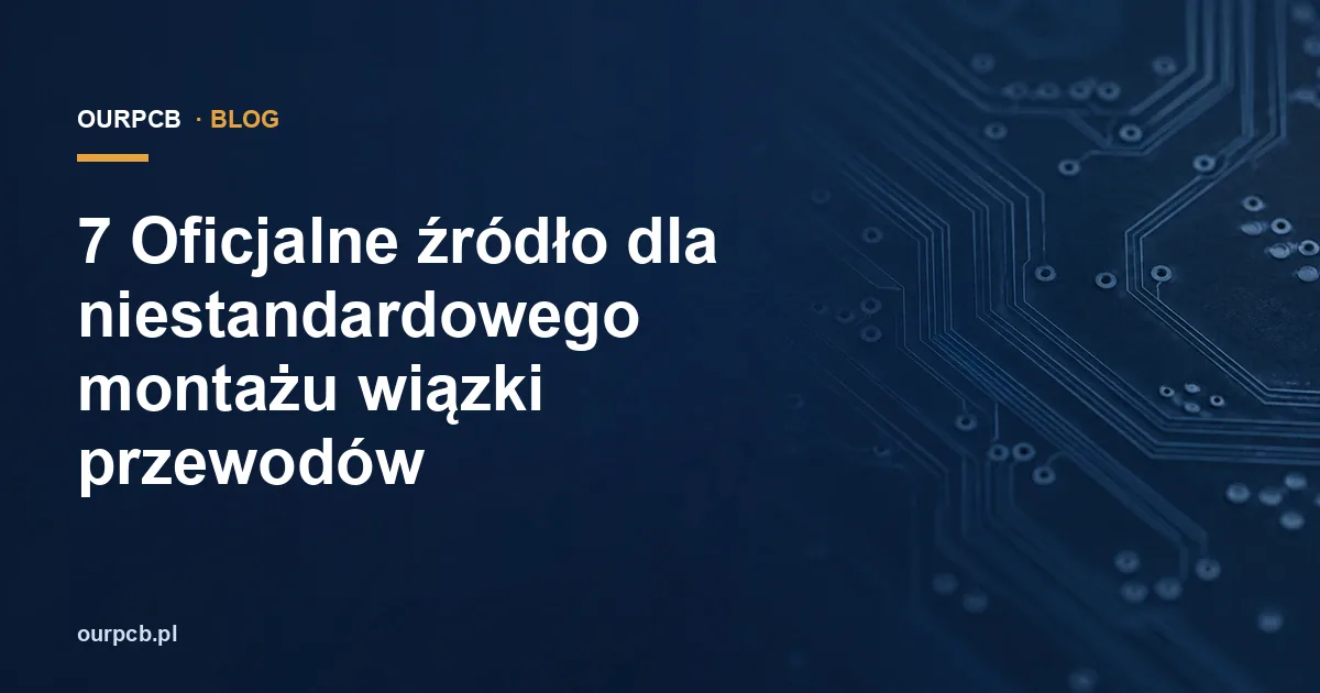 7 Oficjalne źródło dla niestandardowego montażu wiązki przewodów