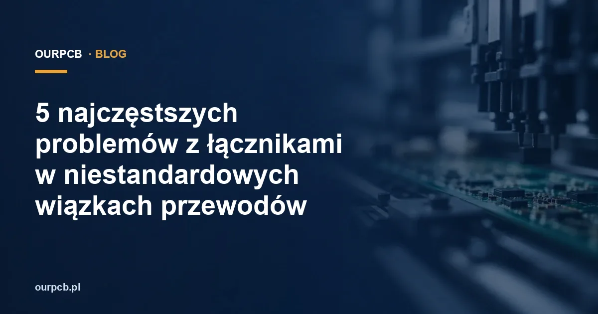 5 najczęstszych problemów z łącznikami w niestandardowych wiązkach przewodów