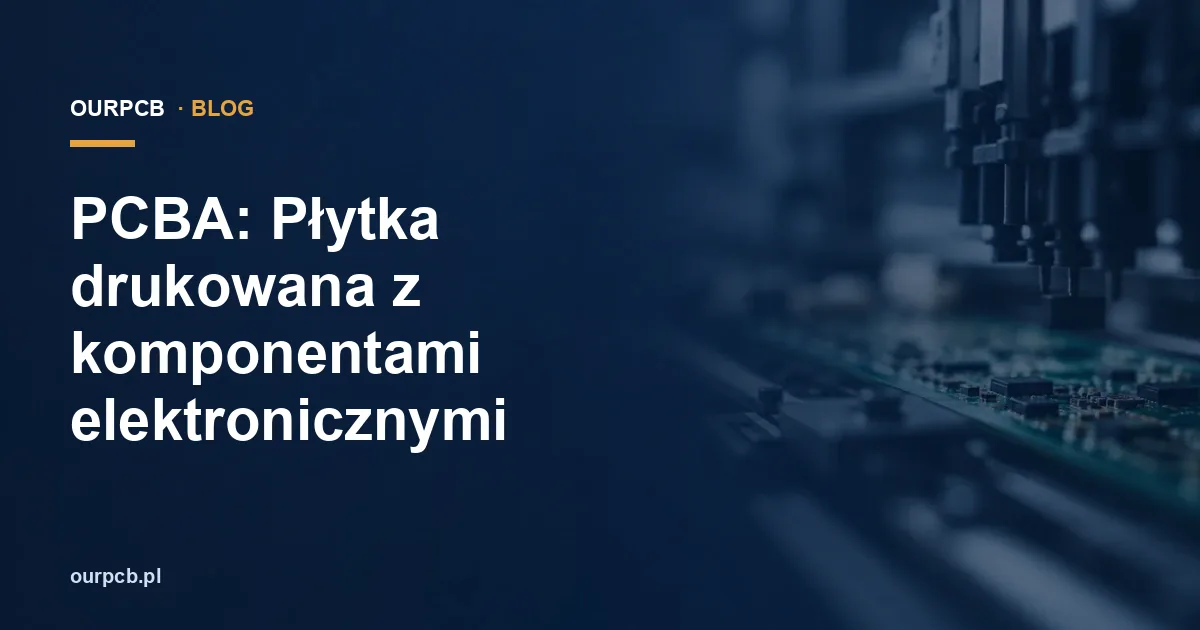 PCBA: Płytka drukowana z komponentami elektronicznymi