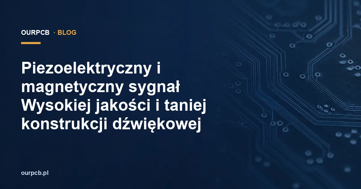 Piezoelektryczny i magnetyczny sygnał Wysokiej jakości i taniej konstrukcji dźwiękowej
