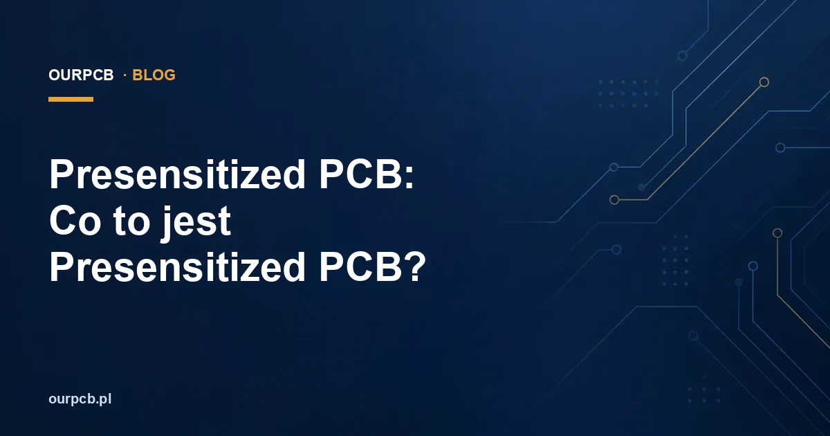 Presensitized PCB: Co to jest Presensitized PCB?