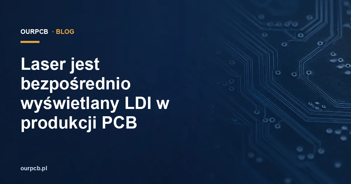 Laser jest bezpośrednio wyświetlany LDI w produkcji PCB