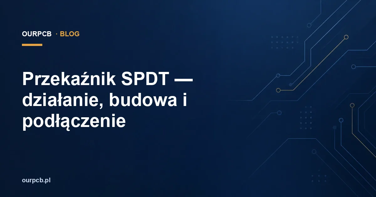 Przekaźnik SPDT — działanie, budowa i podłączenie