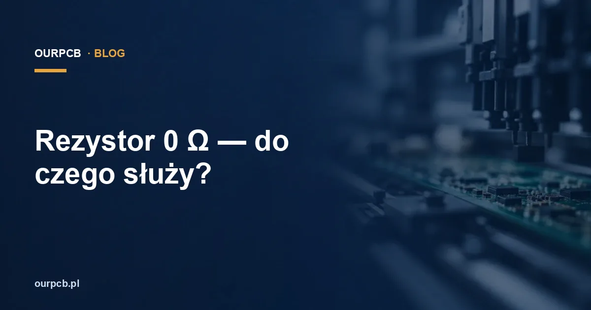 Rezystor 0 Ω — do czego służy?