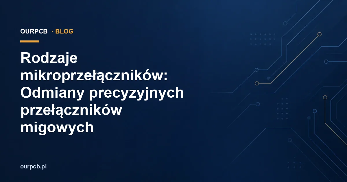 Rodzaje mikroprzełączników: Odmiany precyzyjnych przełączników migowych