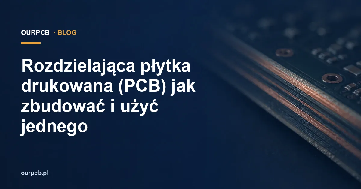 Rozdzielająca płytka drukowana (PCB) jak zbudować i użyć jednego
