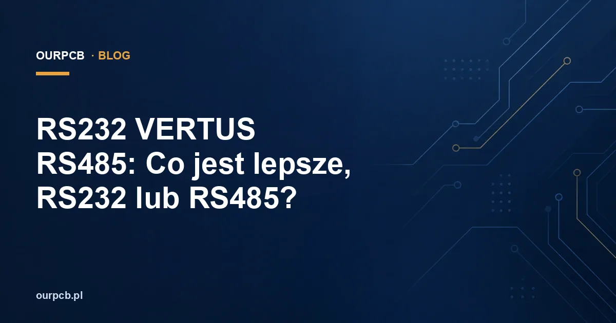 RS232 VERTUS RS485: Co jest lepsze, RS232 lub RS485?
