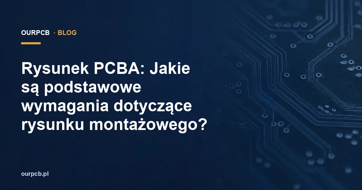 Rysunek PCBA: Jakie są podstawowe wymagania dotyczące rysunku montażowego?