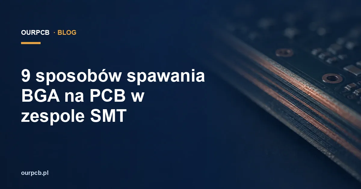 9 sposobów spawania BGA na PCB w zespole SMT