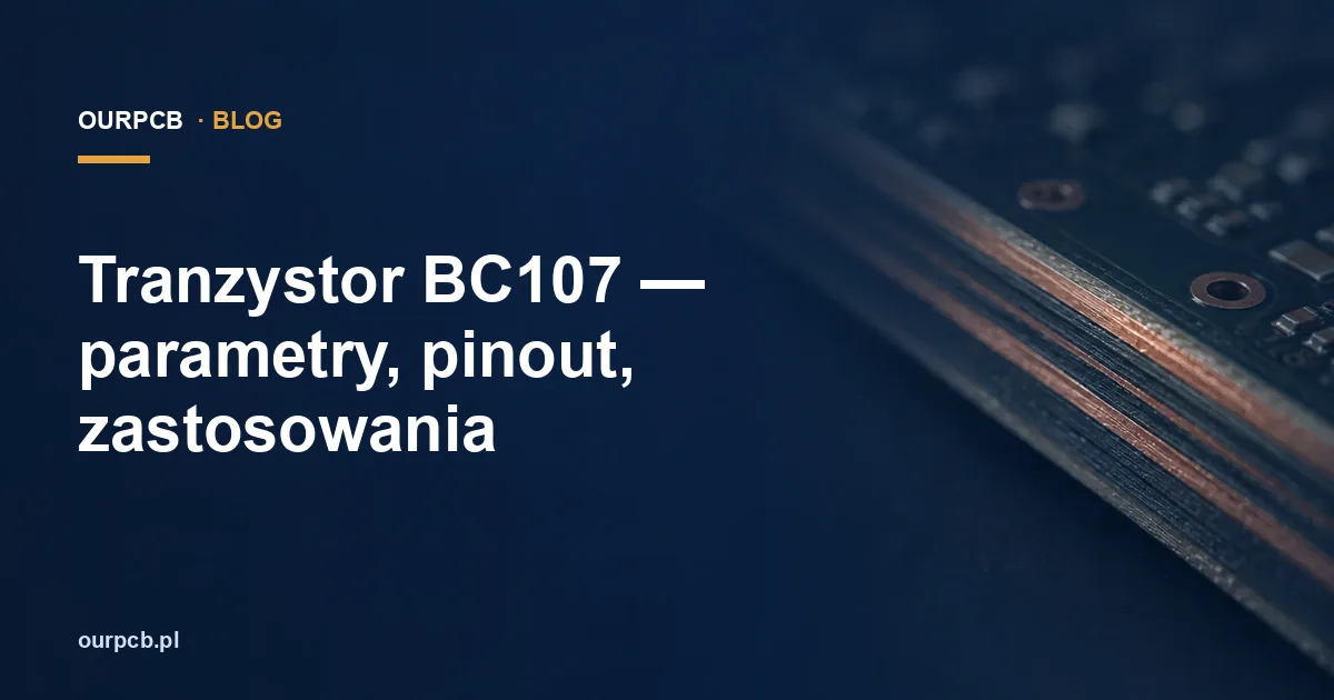 Tranzystor BC107 — parametry, pinout, zastosowania