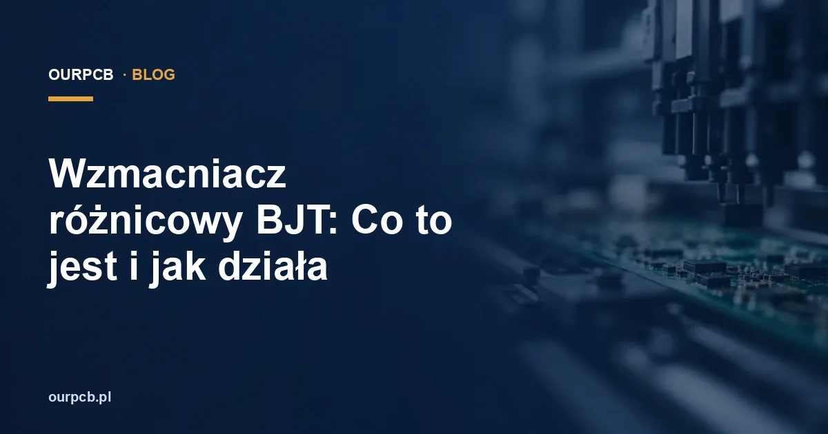 Wzmacniacz różnicowy BJT: Co to jest i jak działa