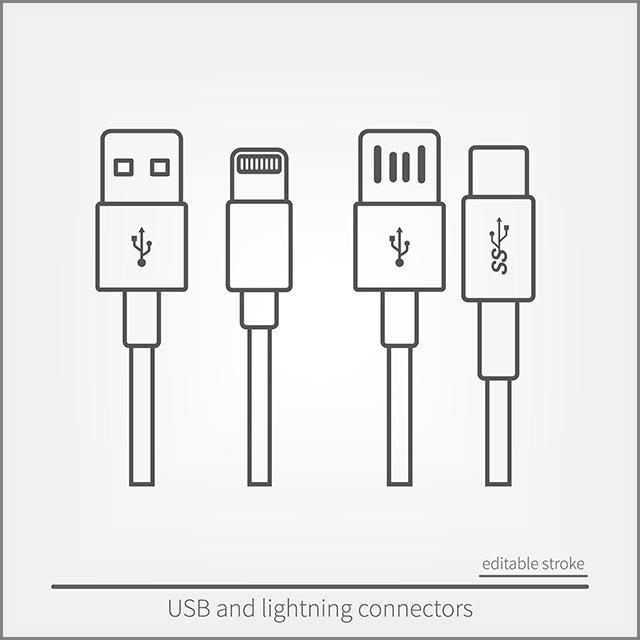 usb lightning connectors